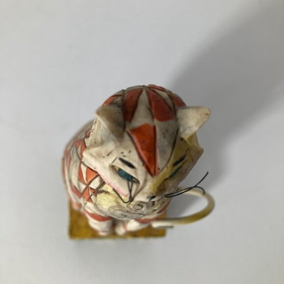 Vintage Jim Shore Heartwood Creek Abraham Cat Sculpture 2003 3 x 7" - Picture 5 of 7